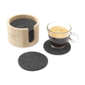 Cody Filt Coaster Set, bambu