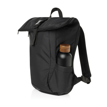 Logotrade profilprodukter bild: Swiss Peak Aware™ RPET Leonard 15,6 laptop ryggsäck