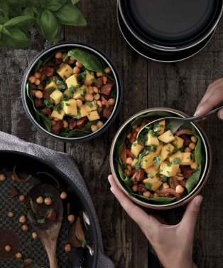 Logotrade reklamprodukter bild: Black+Blum Lunchskål i glas 750 ml