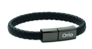 Logotrade kampanjprodukter bild: Flätad armband/kabel typ-C