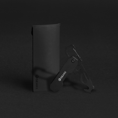 Logotrade profilreklam bild: Gear X hopfällbart EDC-verktyg med karbinhake