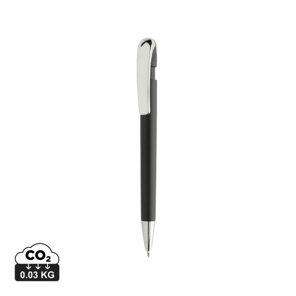Logotrade reklamprodukter bild: Glide GRS-certifierad R-ABS Penna med metallklips