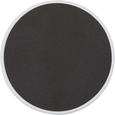 Logotrade profilprodukter bild: Alcor vikbart magnetiskt telefonställ av återvunnen plast med detaljer i bambu