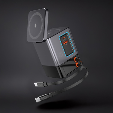 Logotrade presentreklam bild: Urban Vitamin Sacramento 105WGAN laddare med utdragbara kabl