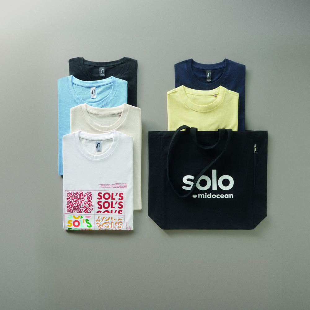 Logotrade reklamprodukter bild: SOL'S T-shirt provkit.