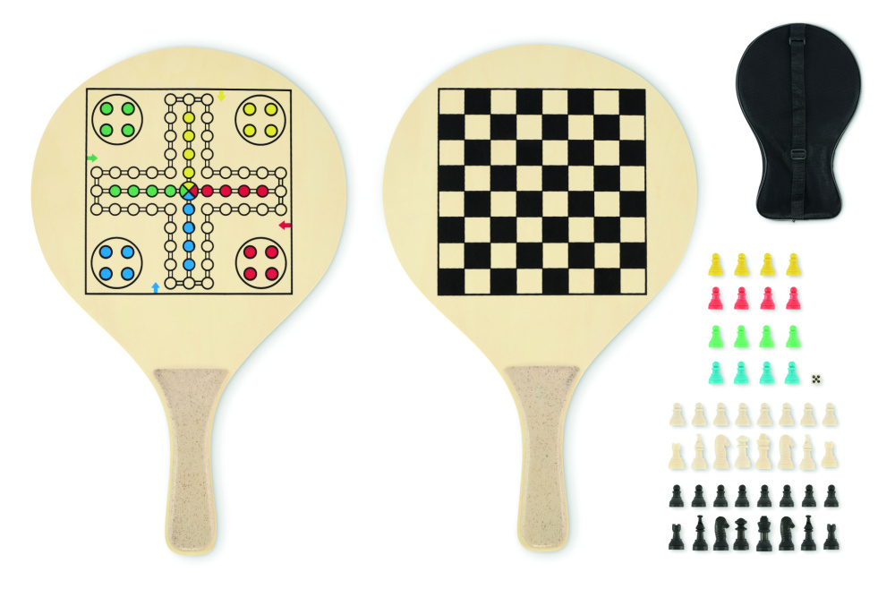 Logotrade reklamprodukter bild: Strandracket-set