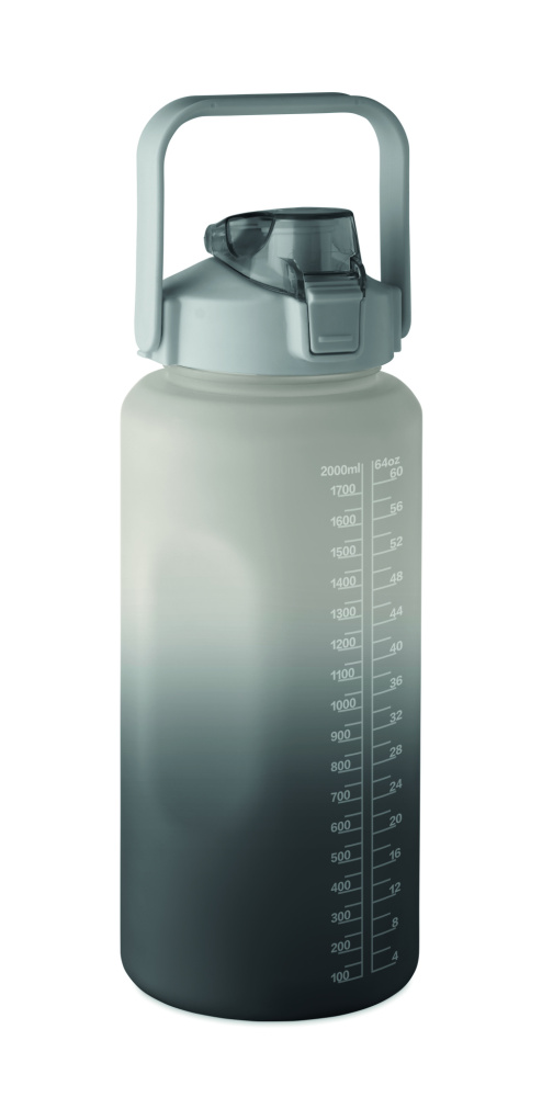 Logotrade presentreklam bild: RPET vattenflaska 2000 ml