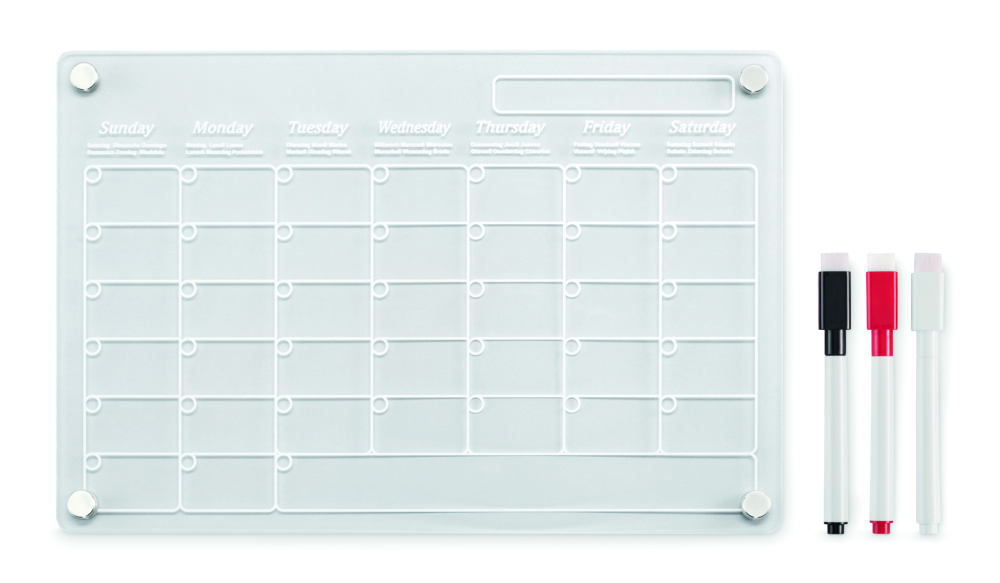 Logotrade profilprodukter bild: Planeringskalender magnetisk