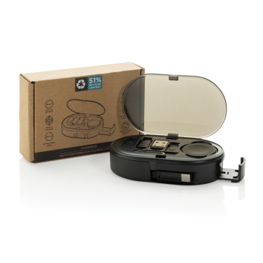 Logotrade kampanjprodukter bild: Chargevix Multifunktionell 60W laddning i RCS återv. plast