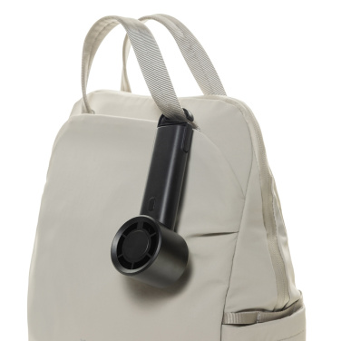 Logotrade profilprodukter bild: Twist uppladdningsbar bärbar fläkt i återvunnen plast