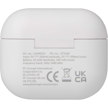 Logotrade profilprodukter bild: Altais True Wireless Bluetooth®-öronsnäckor av återvunnen plast