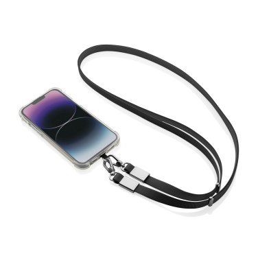 Logotrade profilprodukter bild: Nivo Crossbody lanyard i RCS återvunnen PET
