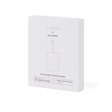 Logotrade presentreklam bild: VINGA Baltimore RCS Luggage Tag With Finder Dual