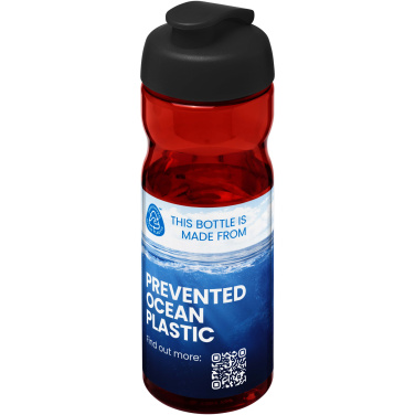 Logotrade profilreklam bild: H2O Active® Eco Base 650 ml sportflaska med uppfällbart lock