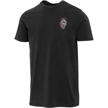 Logotrade reklamprodukter bild: Nanaimo 160 g/m2 kortärmad tvättad T-shirt för herr